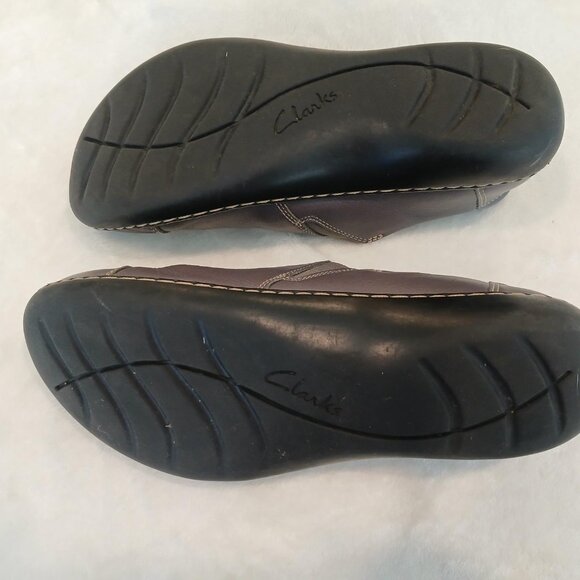 CLARKS COLLECTION GRAY LOAFERS - Picture 5 of 5